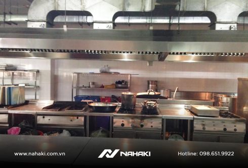NAHAKI thiết kế hệ thống hút mùi - lọc khí phù hợp với ngân sách, quy mô hoạt động và loại hình bếp