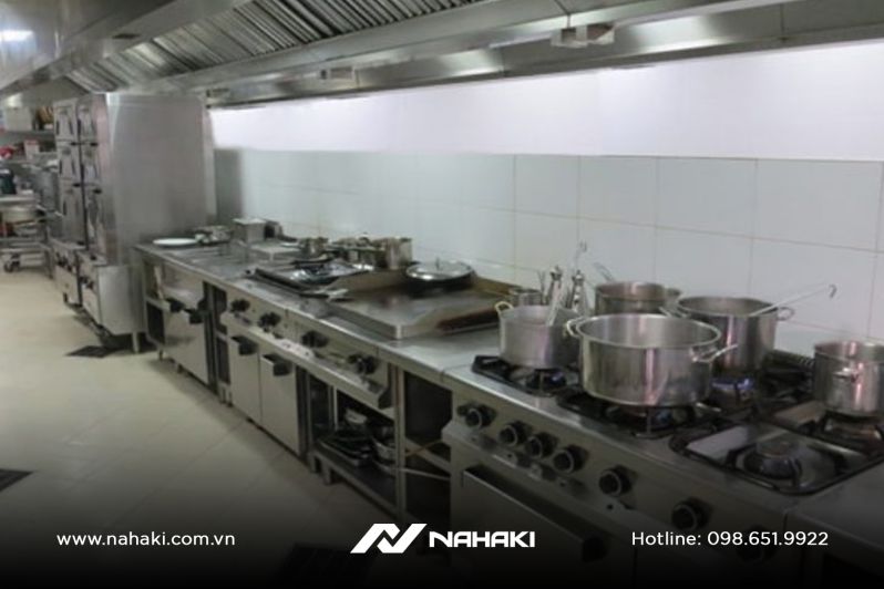 NAHAKI đã tư vấn, lắp đặt hàng trăm khu bếp nhà hàng quy mô nhỏ - vừa - lớn và rất lớn