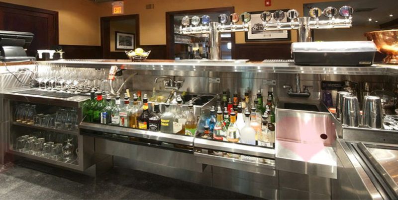 Bàn lạnh - Bàn mát quầy bar inox do NAHAKI sản xuất được nhiều đơn vị lựa chọn