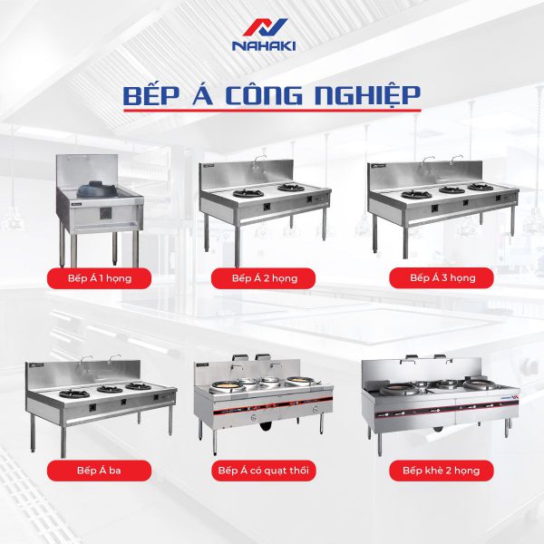 NAHAKI cung cấp đa dạng các dòng bếp Á, phù hợp với mọi mô hình bếp chuyên nghiệp