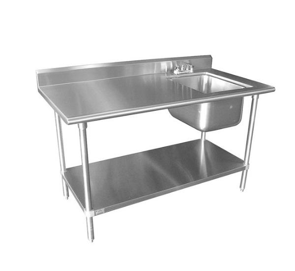 Bàn inox có chậu rửa - Thiết bị 2 trong 1 