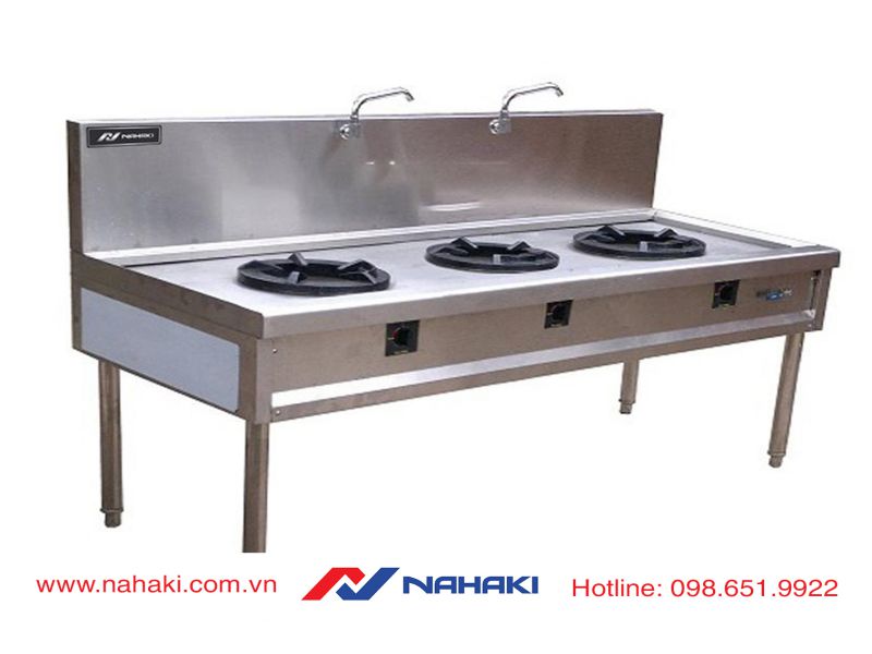 Bếp ga công nghiệp 3 họng NAHAKI