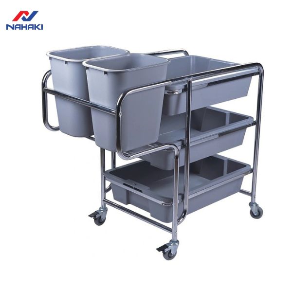 xe-thu-gom-bat-dia-3-tang-inox