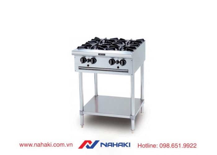 Bếp âu 4 họng dùng cho nhà hàng chuyên nghiệp