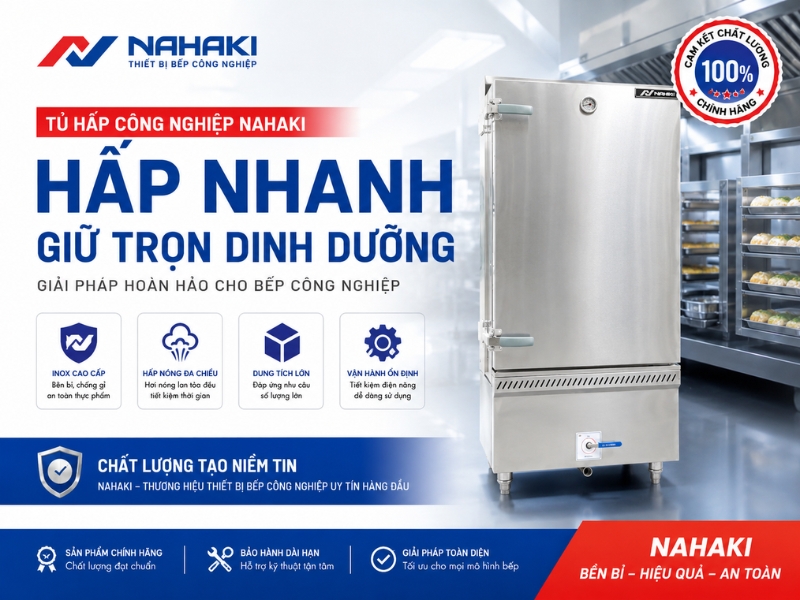 Tủ hấp bánh bao chính hãng chất lượng cao